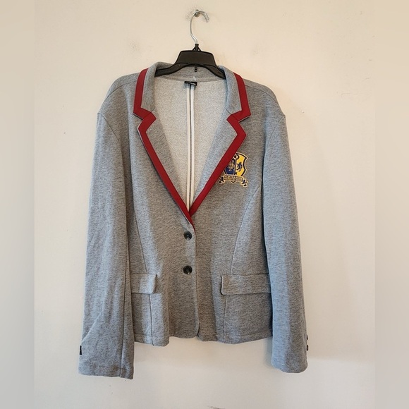 Beetlejuice Astrid Graphic Blazer Gray- Women's Size large - Picture 1 of 5
